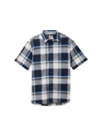 TOM TAILOR Kurzarmhemd Blau/Hellblau