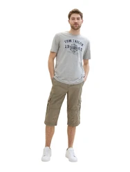 TOM TAILOR Chinoshorts Khaki/Dunkelgrün