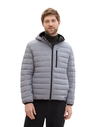 TOM TAILOR Allwetterjacke Grau/Hellblau