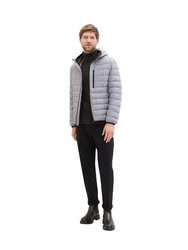 TOM TAILOR Allwetterjacke Grau/Hellblau