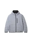 TOM TAILOR Allwetterjacke Grau/Hellblau