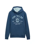TOM TAILOR Kapuzensweatshirt Hoodie Blau/Hellblau/Dunkelblau/Türkis