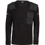 BWuM Strickpullover Bundeswehr Pullover Schwarz/Dunkelblau/Braun