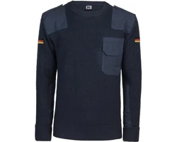 BWuM Strickpullover Bundeswehr Pullover Dunkelblau/Blau