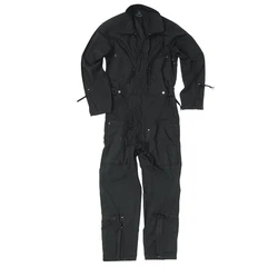 Mil-Tec Overall Bundeswehr Fliegerkombi Schwarz/Dunkelblau/Grau/Dunkelgrau