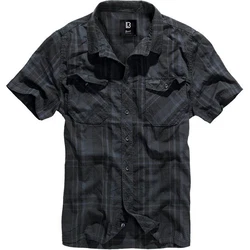 Brandit Roadstar Shirt Kurzarmhemd Grau/Dunkelgrau/Schwarz/Blau