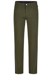 Brühl 5-Pocket-Jeans York Dunkelgrün/Khaki