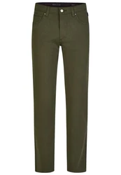Brühl 5-Pocket-Jeans York Dunkelgrün/Khaki