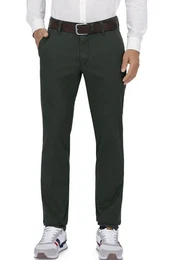 Thermohose Thermo-Stretch-Hose oliv mit Thermolite-Futter