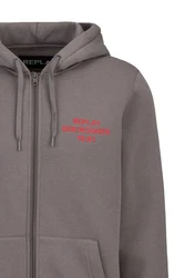 Replay Sweatshirt BRUSHED POLY COTTON FLEECE Hellgrau/Grau/Braun/Dunkelgrau/Lila