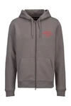 Replay Sweatshirt BRUSHED POLY COTTON FLEECE Hellgrau/Grau/Braun/Dunkelgrau/Lila