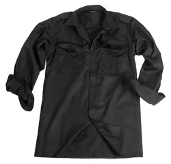 Mil-Tec Outdoorhemd US Diensthemd Langarm Schwarz/Dunkelblau/Grau/Dunkelgrau
