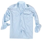 Mil-Tec Outdoorhemd US Diensthemd Langarm Hellblau/Blau