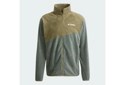 ADIDAS TERREX Funktionsfleecejacke Dunkelgrün/Grün