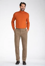 Brühl Chinohose London Khaki/Beige/Braun