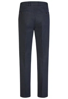 Brühl Chinohose London DO Dunkelblau/Hellblau/Blau
