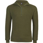 Brandit Strickpullover Bundeswehr Troyer Dunkelgrün