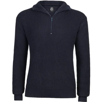 Brandit Strickpullover Bundeswehr Troyer Dunkelblau/Blau/Hellblau