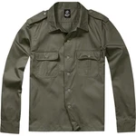 Brandit US Langarmhemd Dunkelgrün/Khaki/Grün/Braun