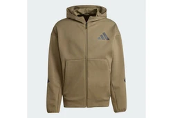 adidas Sportswear Hoodie Z.N.E. ZIP-HOODIE Khaki/Dunkelgrün/Braun