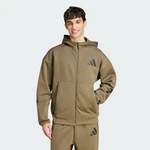 adidas Sportswear Hoodie Z.N.E. ZIP-HOODIE Khaki/Dunkelgrün/Braun