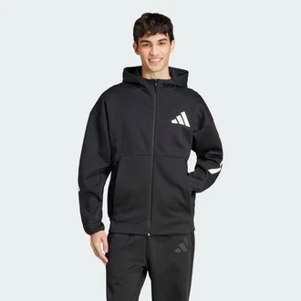 adidas Sportswear Hoodie Z.N.E. ZIP-HOODIE Schwarz/Dunkelgrau/Grau/Hellgrau