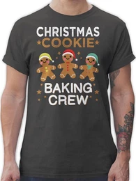T-Shirt Christmas Cookie Baking Crew I Lebkuchenmnnchen I Lebkuchen Mnner I Weihachten Kleidung