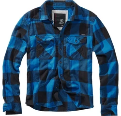 Brandit Outdoorhemd Checkshirt Blau