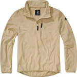 Brandit Strickpullover Fleece Troyer Braun/Khaki