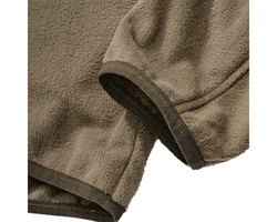 Brandit Strickpullover Fleece Troyer Dunkelblau/Schwarz/Grau