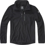 Brandit Strickpullover Fleece Troyer Dunkelblau/Schwarz/Grau