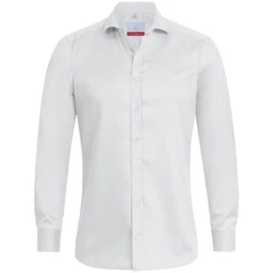 GREIFF Langarmhemd Corporate Hemd PREMIUM Herren OEKO TEX Wei (41/42)