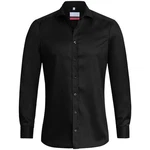 GREIFF Langarmhemd Corporate Hemd PREMIUM Herren OEKO TEX Schwarz (35/36)