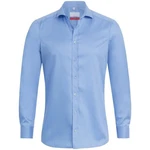 GREIFF Langarmhemd Corporate Hemd PREMIUM Herren OEKO TEX Mittelblau (37/38)