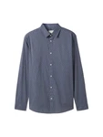 TOM TAILOR Hemd T-Shirt Grau/Hellblau/Dunkelblau/Blau