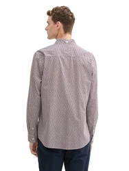 TOM TAILOR Hemd T-Shirt Lila/Dunkelblau/Rot