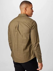 Blend Langarmhemd Bugley Khaki/Braun/Dunkelgrün