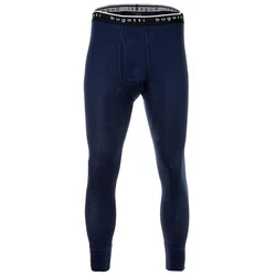 bugatti Lange Unterhose Herren Dunkelblau/Blau