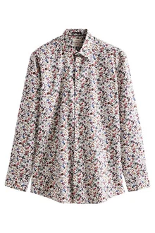 Next Businesshemd Formelles Slim Fit Signature Hemd Gelb/Braun/Grau/Rosa/Mischfarben