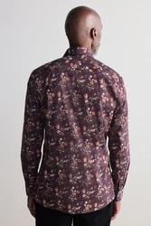 Next Businesshemd Formelles Slim Fit Signature Hemd Rot/Rosa/Lila/Bordeaux/Braun