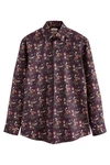 Next Businesshemd Formelles Slim Fit Signature Hemd Rot/Rosa/Lila/Bordeaux/Braun