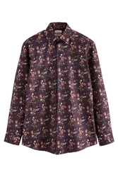 Next Businesshemd Formelles Slim Fit Signature Hemd Rot/Rosa/Lila/Bordeaux/Braun