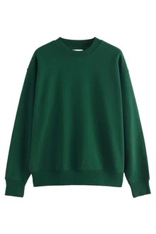 Next Sweatshirt Superschweres Sweatshirt mit Rundhalsausschnitt 
