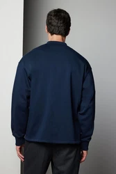 Next Hemdjacke Dunkelblau/Hellblau