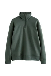 Next Trophy Sweatshirt mit Reißverschlusskragen 