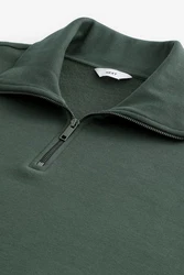 Next Trophy Sweatshirt mit Reißverschlusskragen 
