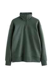 Next Trophy Sweatshirt mit Reißverschlusskragen 