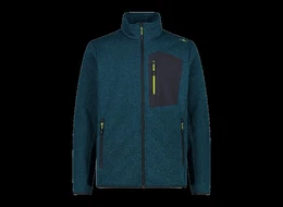 Fleecejacke Men Strickfleece Jacke DEEP LAKE-NERO
