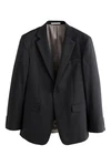 Next Sakko Slim Fit Anzugsakko Dunkelgrau/Schwarz