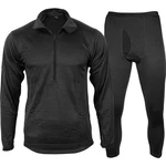 Mil-Tec Lange Unterhose Thermofleece Gen.III Set Schwarz/Dunkelgrau/Grau